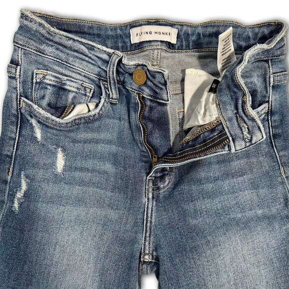 👖Flying Monkey High-Rise Skinny Jeans ~ Size 26 - Picture 2 of 10